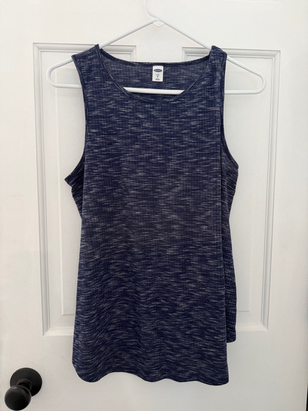 Old Navy Blue Space-Dyed Scoop Neck Tank